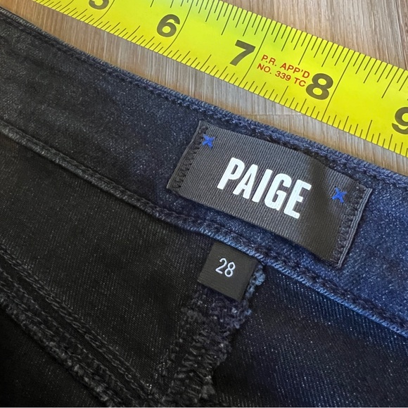 Paige Hoxton High Rise Ankle Skinny Jeans Dark Wash Size 28 - Picture 5 of 9